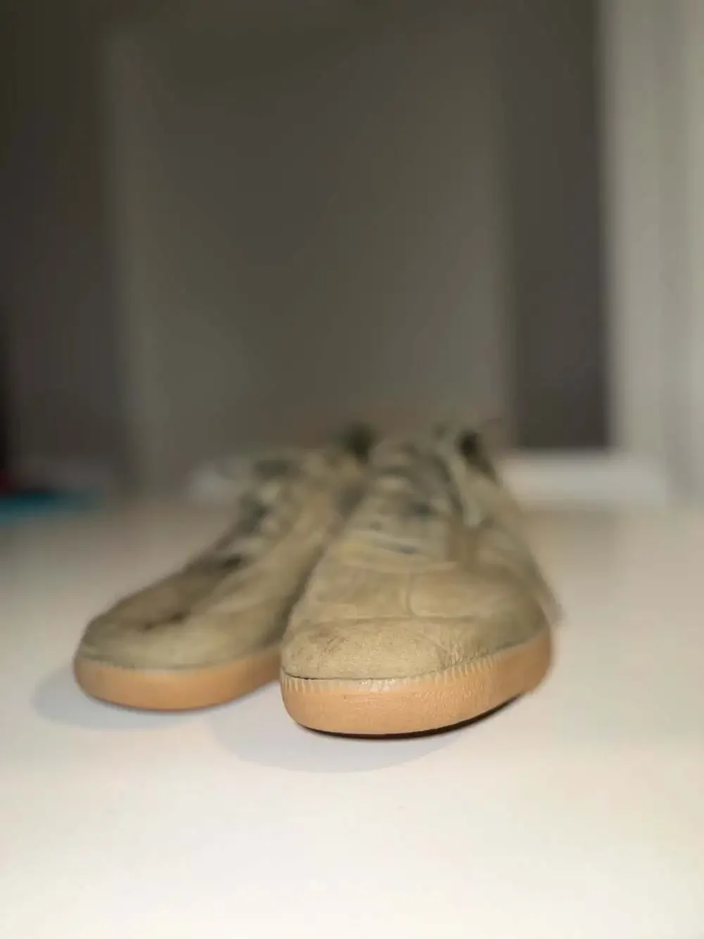 adidas Samba OG Olive Strata Suede Gum Sole Sneakers Size 14